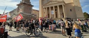 Jugend-Bündnisse demonstrieren in Potsdam gegen Rechts