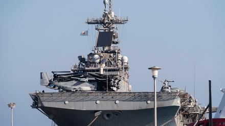 Das US-Schiff USS Wasp im Hafen Limassol in Zypern: Die Inselrepublik plant eine Annäherung an die Vereinigten Staaten.