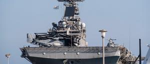 Das US-Schiff USS Wasp im Hafen Limassol in Zypern: Die Inselrepublik plant eine Annäherung an die Vereinigten Staaten.