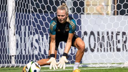 Merle Frohms tritt aus dem Nationalteam zurück.