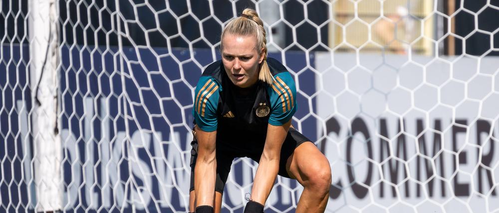 Merle Frohms tritt aus dem Nationalteam zurück.