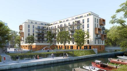 Das inklusive Wohnprojekt in Berlin-Köpenick, wie es einmal aussehen soll.