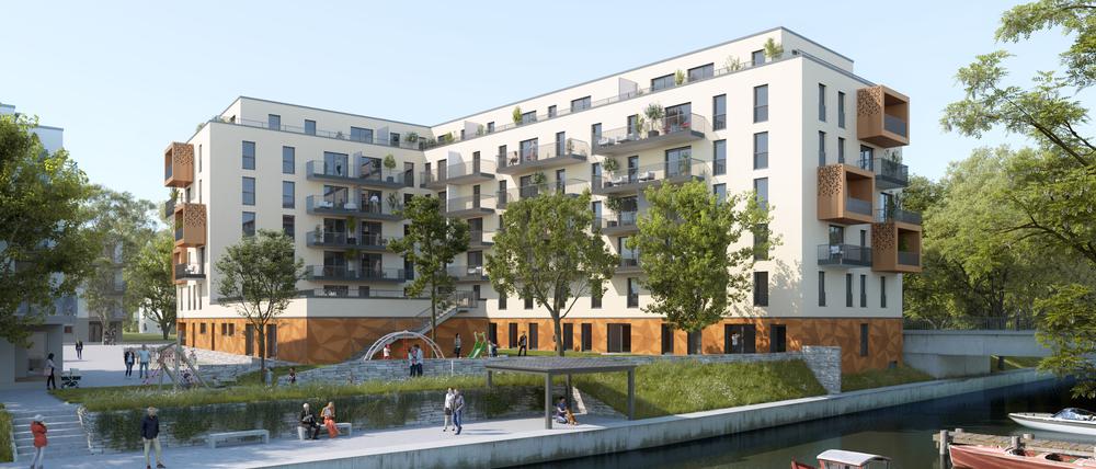 Das inklusive Wohnprojekt in Berlin-Köpenick, wie es einmal aussehen soll.