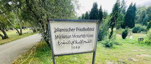 Das Schild von 1988 stammt von der Eröffnung.