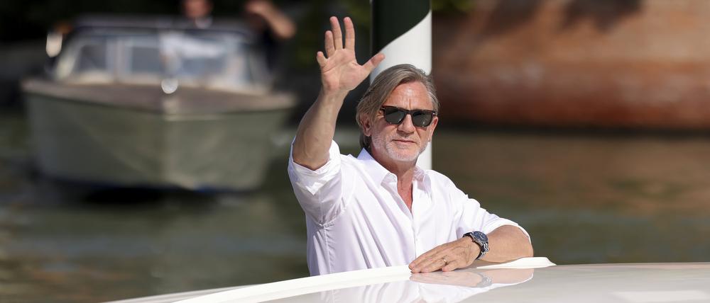 Daniel Craig bei seiner Ankunft auf dem Lido.