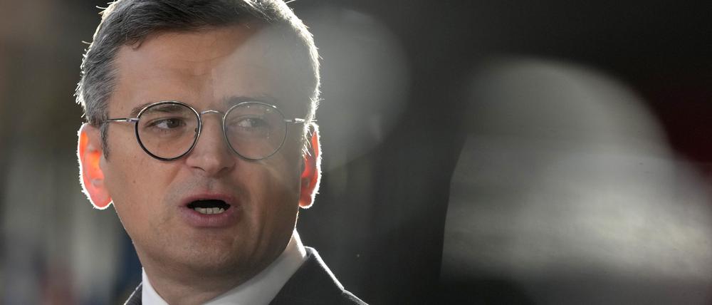 Seit 2020 war Dmytro Kuleba Chefdiplomat der Ukraine.