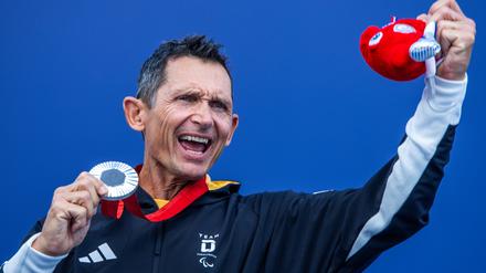 Michael Teuber gewann seine siebte Medaille bei den Paralympics.