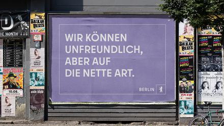 Mit Motiven wie diesem wirbt der Senat. 
