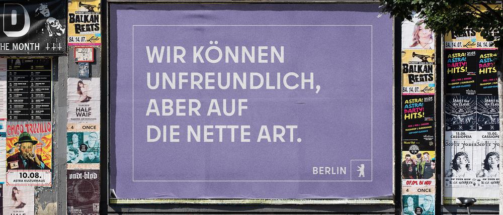 Mit Motiven wie diesem wirbt der Senat. 