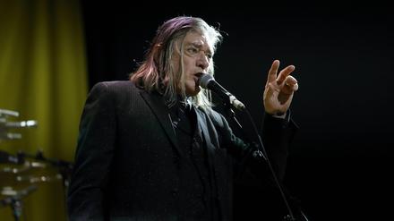 Blixa Bargeld von der Band Einstürzende Neubauten.
