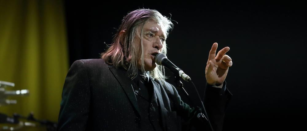 Blixa Bargeld von der Band Einstürzende Neubauten.