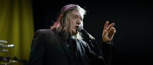 Blixa Bargeld von der Band Einstürzende Neubauten.