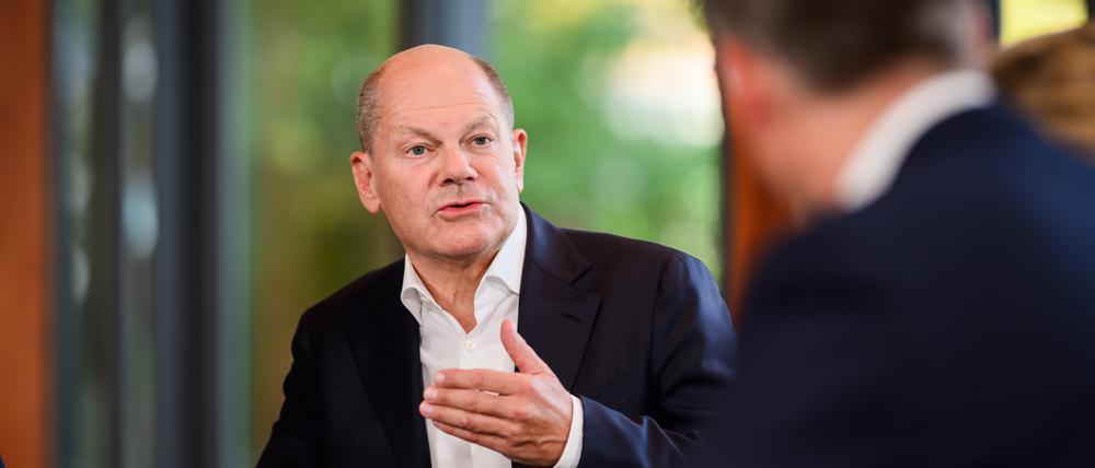 Kanzlergespräch/Olaf Scholz