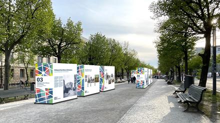 Unten den Linden muss nicht zwangsläufig umgebaut werden. Auch das zeigt die Ausstellung „Berlin und seine Straßen“.