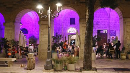 Die Pizzeria Del Portico in Fasano.