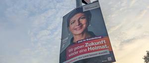 Wahlplakate zur Landtagswahl. 