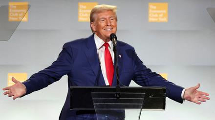 In einer Rede in New York kündigte der Ex-Präsident am Donnerstag eine mögliche Sonderrolle von Tech-Milliardär Elon Musk an.
