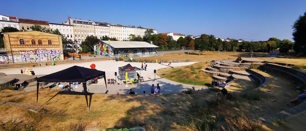 Der Görlitzer Park in Kreuzberg.