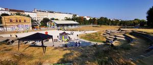 Der Görlitzer Park in Kreuzberg. 