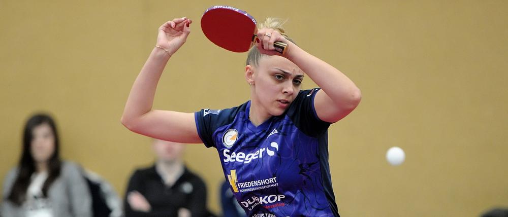 Sabina Surjan will mit dem TTC Eastside den Einzug in die Gruppenphase der Champions League schaffen. 
