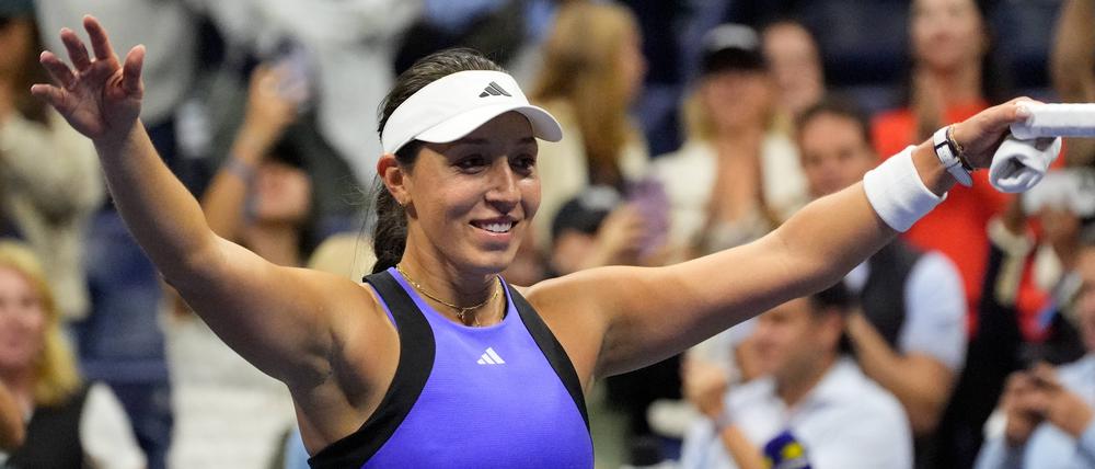 Im Finale. Für Jessica Pegula geht ein Traum in Erfüllung.