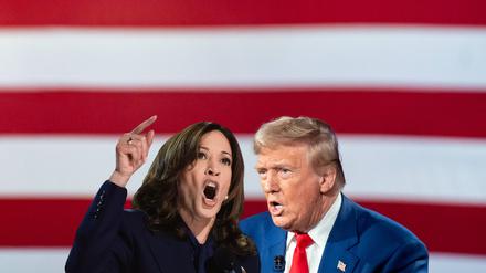 Kamala Harris und Donald Trump – die Kontrahenten im US-Wahlkampf.