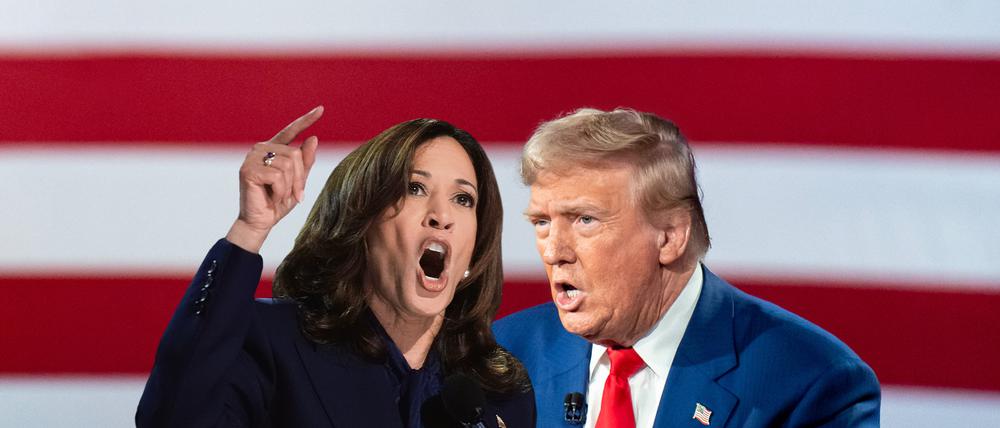 Kamala Harris und Donald Trump – die Kontrahenten im US-Wahlkampf.