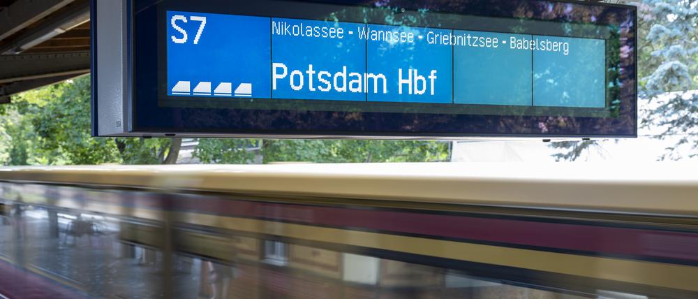 Die S-Bahn fährt künftig länger im Zehn-Minuten-Takt nach Potsdam.