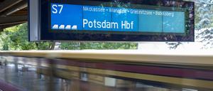 Die S-Bahn fährt künftig länger im Zehn-Minuten-Takt nach Potsdam.