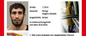 Das von der Polizei Düsseldorf veröffentlichte Fahndungsfoto. 