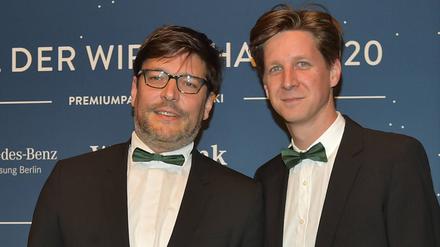 Schon seit langem ein Paar und hier gemeinsam beim Ball der Wirtschaft 2020: die Grünen-Politiker Dirk Behrendt und Daniel Wesener.