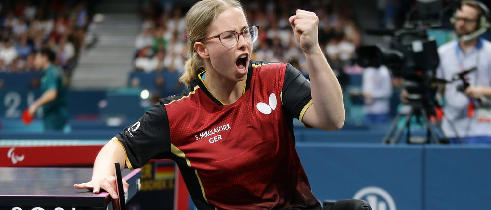 Sandra Mikolaschek gewinnt Gold im Para-Tischtennis