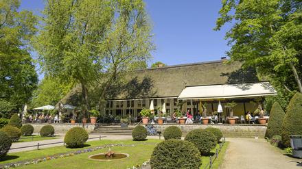 Beliebtes Lokal im nördlichen Tiergarten in Berlin: das Teehaus.