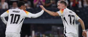 Völlig losgelöst. Jamal Musiala und Florian Wirtz knüpften an ihre Leistung bei der EM an.