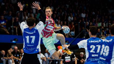 Mathias Gidsel war einmal mehr in herausragender Form und erzielte zwölf Treffer.