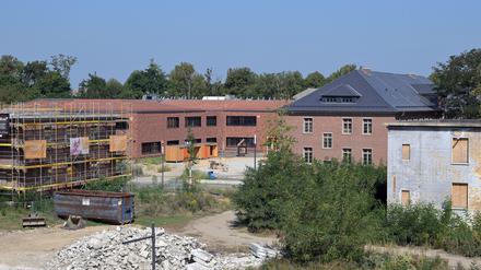 In der noch im Bau befindlichen Grundschule in Krampnitz soll auch das neue Gymnasium starten. 