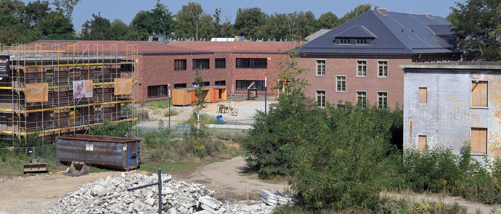 In der noch im Bau befindlichen Grundschule in Krampnitz soll auch das neue Gymnasium starten.