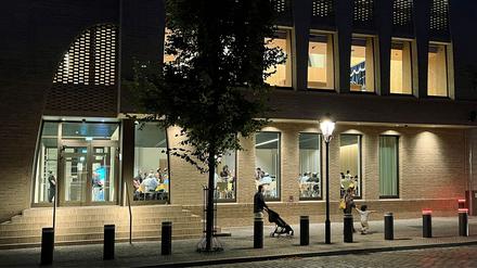 Potsdam neues Synagogenzentrum vor den ersten Schabat-Gebeten.