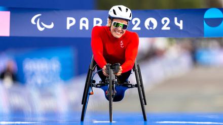 Mit sechs Medaillen ist die Schweizerin Debrunner die erfolgreichste Athletin der Paralympics in Paris. 