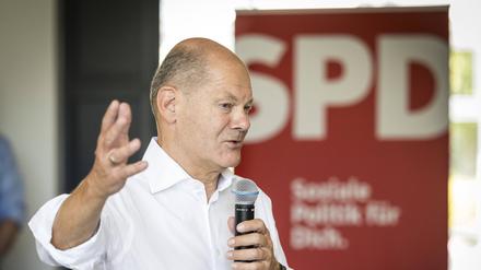 Der deutsche Kanzler: Olaf Scholz (SPD).