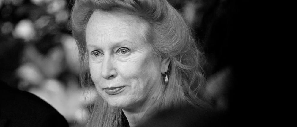 Die deutsche Bildhauerin Rebecca Horn 2010 in Tokio, bei der Verleihung der Praemium Imperiale Awards.
