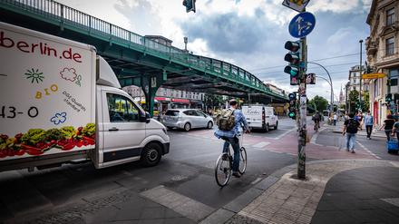 Die Schönhauser Allee.