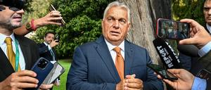 Der ungarische Premier Viktor Orban bei einem Termin im italienischen Cernobbio am 6. September.
