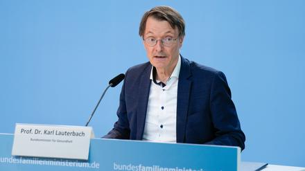 Bundesminister für Gesundheit, Karl Lauterbach.