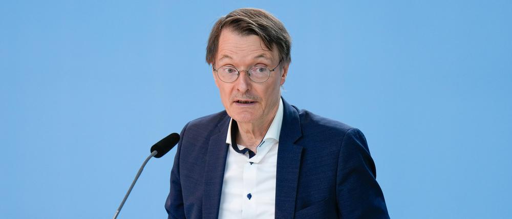 Bundesminister für Gesundheit, Karl Lauterbach.