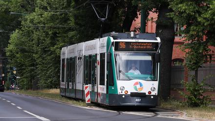 Die Tramlinie 96 soll den Verkehr von und nach Krampnitz bewältigen.