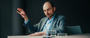 Wladimir Wladimirowitsch Kara-Mursa (engl. Transkription: Vladimir Vladimirovich Kara-Murza, russ: Владимир Владимирович Кара-Мурза), russischer Oppositioneller, Foto: 02.09.2024 in Berlin