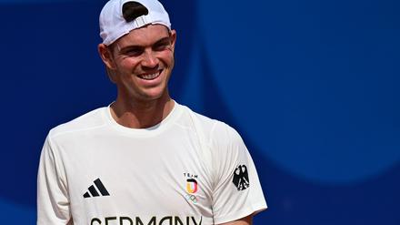 Bei den Olympischen Spielen in Frankreich war Tennisprofi Maximilian Marterer ebenso für Deutschland im Einsatz wie nun im Davis Cup in China.