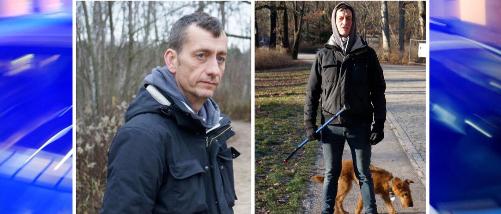 Ex-RAF-Terrorist Burkhard Garweg mit Hund
