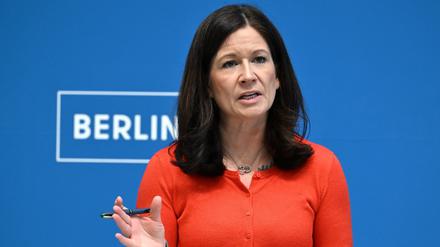 Auch Senatorin Katharina Günther-Wünsch (CDU) hat im Bereich Bildung weniger Geld zur Verfügung.